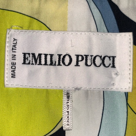 EMILIO PUCCI YELLOW V NECK DRESS SIZE US 6 - Picture 5 of 7